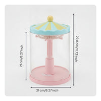 Stuffed Figure Display Case Transparent Accessory Hanger Stand Figure Display Case Compact Showcase Unique Design for Collectors