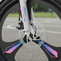 Shock Absorbing Front Fork Student Cycle with Disc Brakes High-Carbon Steel Frame Kids Mountain Bike Anti-Slip Tires Children's Cycle with Basket Lightweight Metal Alloy Wheels for Girls