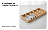 Bamboo Sunglasses Tray Minimalist Design Bamboo Sunglass Tray Wooden Glasses Display Organizer for Retailers, Dressing Table, Drawer, Closet