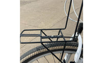 Damage-Effortless Installation Bike Front Cargo Rack Easy to Install Front Cargo Rack Sturdy Metal Cycling Gear Lightweight for Shopping, Commuting, Travel