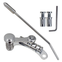 Tremolo-Style Guitar Bridge Sustain Improvement Adjustable Roller Bridge String Breakage Reduction Tailpiece Bar Tailpiece