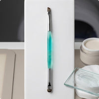 Metal Handle Double-Ended Nail Art Brush Fine Tip Double Ended Nail Brush