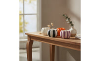 4 Pieces Pumpkin Tealight Candle Holder Fall Pumpkin Candle Holder  Decor for Office