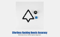 Billiard Rack Sheet, Positioning Sticker for Eight & Nine Ball, Non Soft Film, Cue Sports Accessory