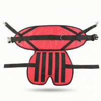 Fishing Waist Belt with Seat Cushion Adjustable Fishing Fight Belt with Rod Holder Heavy-Duty Waist Rod Support Holder for Fishermen