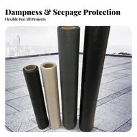 LDPE Plastic Film Roll Waterproof Anti-Seepage Geomembrane Black Plastic Sheeting Roll Tear-Resistant Moisture Barrier Film