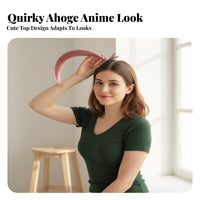 Ahoge Hair Fastener Cute Design Anime Hair Strand Fastener Costume Accessory Quirky Hairpiece for Teenagers, Cosplay Events
