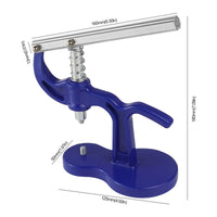 Bench-Top Watch Press with Dies Spring-Loaded Watch Case Press Stable Sturdy for Watchmakers, Hobbyists, Battery Replacement
