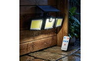 3 Modes Solar Wall Light Adjustable Angle Motion Sensor Wall Light Water Resistant Exterior Fixture
