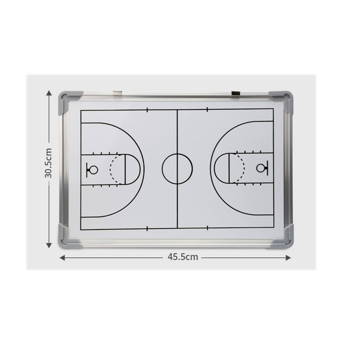 Sturdy Aluminum Frame Basketball Coaching Board Wall-Mountable Attractive Basketball Board Lightweight for Training, Practice