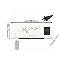 Wireless Controller Control Wall Mounted Heater Grille Wall-Mounted Heater for Tabletop