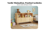 stand-alonestanding Multi-Compartment Shelving Unit With Optional Doors configurable Cubby shelving unit Minimalist aesthetic storage unit Large Capacity for Office Workers, Homeowners, Collectors, Study Room, Bedroom, Small Spaces, Entryway