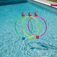 3 Pieces Swim Hoop with Weighted Pouch Smooth Water Toy Cute for Kids
