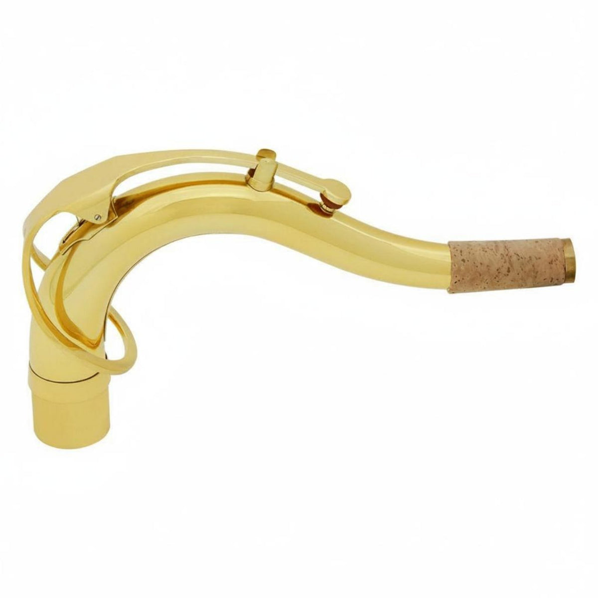 Sax Neck Brass   Saxophone Neck Cork Embouchure Piece End Wind Instrument Part for Saxophonists