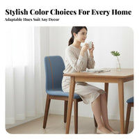 Modern Design Upholstered Backrest Chair Breathable Upholstered Side Chair Versatile Use Kitchen Seat Easy to Clean for Homeowners, Families, Restaurant Owners, Dining Room, Home