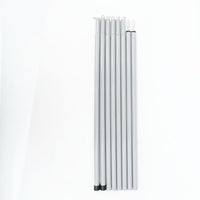 2 Meter Tent Awning Pole Iron Canopy Support Rod Heavy Duty Tent Vestibule Pole for Campers, Outdoor Enthusiasts, Backyard, Beach, Picnic