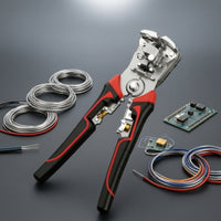 Automatic Wire Stripper Handheld Wire Stripper Hand Tool Adjustable Lightweight for Electricians, Electrical Work