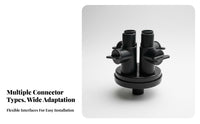 3 Way Hose Splitter Leak-Resistant Barbed Triple Connector Easy Installation Multi-Outlet Water Distributor for Pond Owners, Gardeners, Water Feature