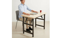Foldable Computer Desk Installation No-Assembly Writing Table Versatile Portable Study Desk for Students, Home Office, Small Areas, Bedroom
