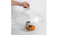 Transparent Cake Cover Particle-Resistant Acrylic Buffet Cover Pastry Display Cloche Long-Lasting Servingware Lightweight