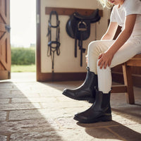 Children's Paddock Boots Anti-Slip Children's Equestrian Boots Wear-Resistant for Young Riders and Girls