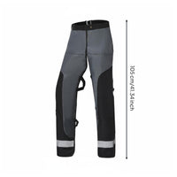Saw Chaps Tree Felling Apron Work Trousers Shielded Apron Style Tree Felling Work Trousers Adjustable Fit Forestry Pants for Logging