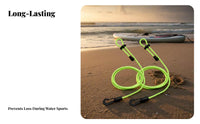 2 Pieces Paddle Leash High Elasticity Kayak Paddle Leash Coiled Gear Tether Stretchable Catch Ing Rod Lanyard Easy to Use