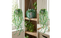 Beaded Plant Kit Hanging Beaded Plant Making Kit Handmade for Hobbyists, Adults