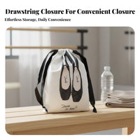 Portable Ballet Shoe Bag Travel-Friendly Pointe Shoe Bag Stylish Design for Children, Ballerinas