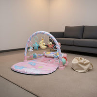 Kick and Play Piano Mat Movable Bed-in-Bed Play Toy Portable Crib Toy Fine Movement Skills Baby Piano Mat Hand-Eye Coordination