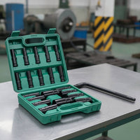 Socket Set with Case Long Deep Socket Set Vanadium Steel Tools for Mechanics, DIY Hobbyists, Garage, Workshop