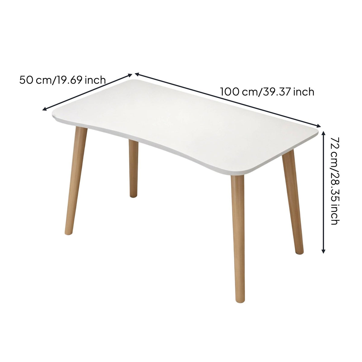 Adjustable Brightness Makeup Vanity with Lighted Mirror Press Control Modern Dressing Table Easy to Clean Small Vanity Desk for Women, Teens, Apartment