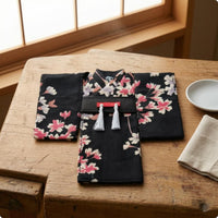1/12 Scale  Wide Sleeve Doll Kimono-Style Robe Dress Waist Tie Doll Kimono-Style Robe  Japanese-Influenced Toy Clothing