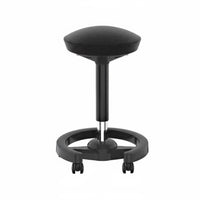 Modern Minimalist Design Adjustable rotating Stool Backless Adjustable Round Pedestal Chair Padded pad High Seat Built-in Footrest for Business Owners, Shop Workers, Kitchen, cosmetic studio, Counter, Garage
