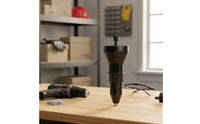 Upper Drive Interface Drill Mounted Rivet Head Ribbed Grip Cordless Drill Rivet Head