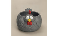 Decorative Chicken Storage Bowl Farmhouse Chicken Shaped Bowl Tabletop Hen Egg Holder Sculptural for Kitchen Counter, Coffee Table, Bathroom Vanity