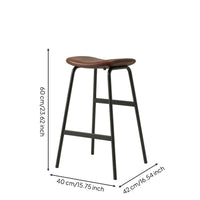 Counter Stool Streamlined Furniture Sturdy and Stable for Cafe