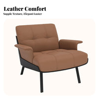 Italian Inspired Design arc-shapedrear Armchair Signature design Accent Chair Upholstered Indoor Furniture Ergonomic Comfort for Hotel Managers, Interior Designers, Business Owners