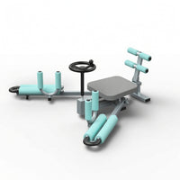 Stable Split Training Machine with Handwheel Slimline Leg Stretching Machine with Padded Rollers Comfortable Flexibility Stretching Apparatus Compact for Combat Sports Practitioners Artists