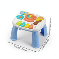Multifunction Activity Table with Piano Keys Interactive Toy Table with Piano Keys Educational Sensory for Playroom
