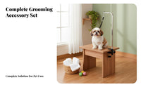 Secure and Stable Pet Grooming Arm Sturdy Construction Grooming Table Restraint Arm Heavy-Duty Adjustable Pet Holder Easy to Use for Cat Owners