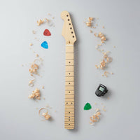 Matte Finish ST-Style Type Guitar Neck Adjustable Support Rod 22 Fret Maple Neck for Luthiers