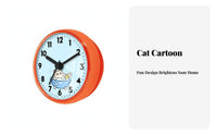 Drill-Drillless Waterproof Shower Clock Fogproof Cartoon Bathroom Clock Silent Movement for Children, Kitchen