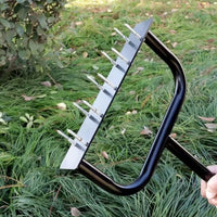 Promotes Root Growth Manual Lawn Aerator Heavy Duty Spike Soil Aerator Grass Aeration Tool for Homeowners, Gardeners, Garden, Yard
