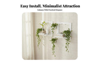 toolno-cost installation cumulusShaped shelf Space-Saving on the wall decor-mounted Shelf multiple sizes Set on the wall decor Decoration for Renters, Home Decorators, Parents, Bedroom, Nursery