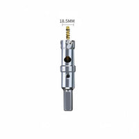 Fast Drilling Alloy Hole Saw Bit Multi-Material Metal Hole Cutter Heavy Duty Power Tool Accessory Three Blade Design for Woodworkers
