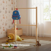 youngsters' Clothes Tree Floor-Standing complimentarystanding Multipeg Rack Stable Base