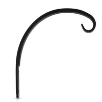 Bird Feeders and Hanging Basket Bracket for Outdoor Walls, Heavy Duty 8.5 Inch Wall Hooks for Hanging Plant and Wind Chimes, Black White Mount