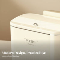 Wall-Mounted Trash Can with Lid Wall Mounted Garbage Can Hanging Kitchen Bin Space-Saving Cabinet Door Wastebasket for Bathroom