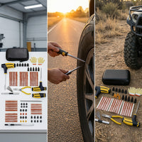 Emergency Tire Repair Kit Tubeless Tire Plug Kit Universal Easy to Use for Motorcyclists, Garage